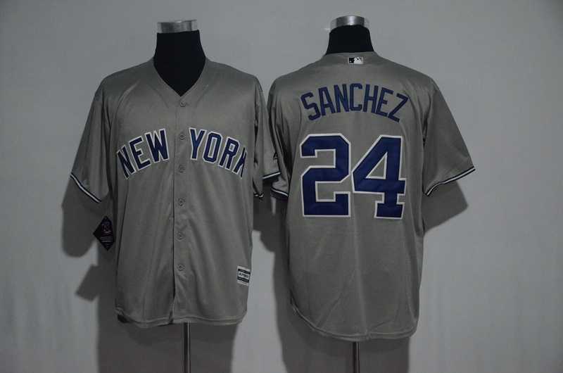 New York Yankees #24 Gary Sanchez Gray New Cool Base Stitched Jersey,We sell and wholesale New York Yankees #24 Gary Sanchez Gray New Cool Base Stitched Jersey on line form chian!